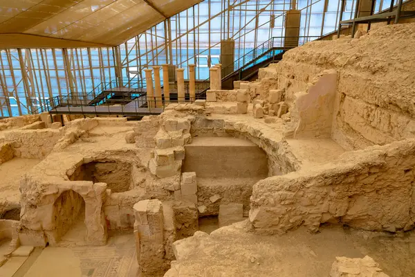 Gaziantep 'teki Zeugma Antik Kenti. Nizip Gaziantep Türkiye 'deki Zeugma Arkeolojik Alanı - 6.25.2025