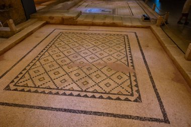 Zeugma Mozaik Müzesi 'nde mozaik sergisi. Gaziantep Türkiye - 6.24.2025