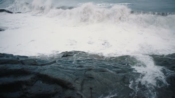 风暴海洋里的波浪 — 图库视频影像