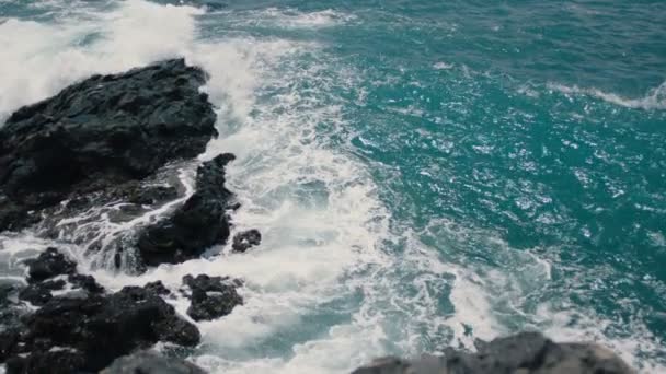Storm Golven Oceaan — Stockvideo