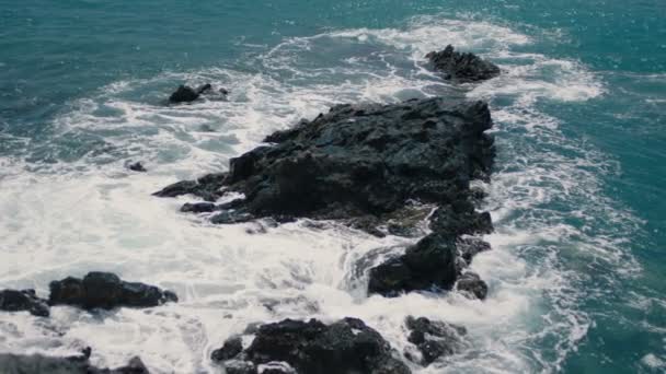 风暴海洋里的波浪 — 图库视频影像