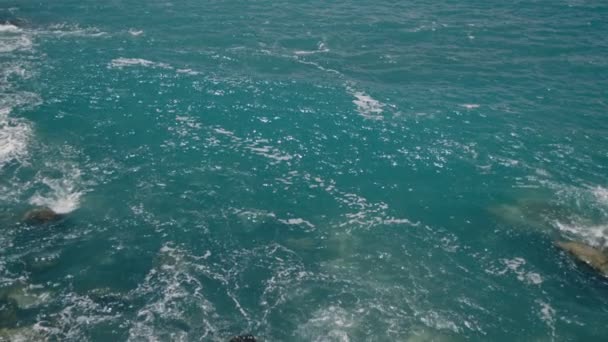 Хвилі Бурі Океані — стокове відео