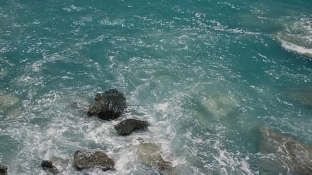 Хвилі Бурі Океані — стокове відео
