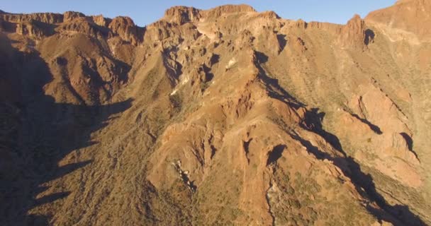 Survoler Sommet Montagne Rocheux Sur Drone Magnifique Vue Sur Montagne — Video