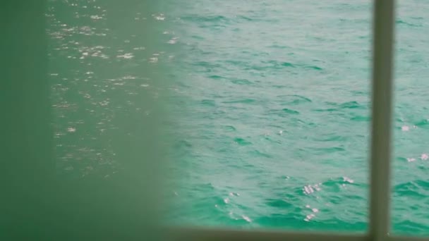 Scatti Con Vista Sull Acqua Turchese Del Mare Alle Maldive — Video Stock