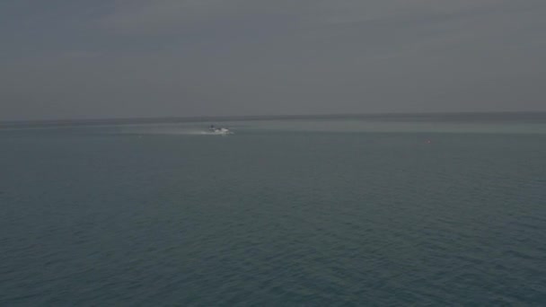 Hydroplán Stojí Vodě Přeprava Maledivských Turistů Letecky Hydroplánu Záběry Bez — Stock video