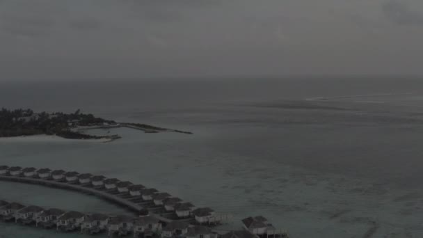 Schöne Aussicht Auf Die Malediven Von Einer Drohne Aus Luftaufnahmen — Stockvideo