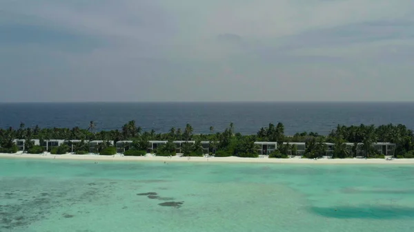 Πυροβολισμός Από Ένα Τηλεκατευθυνόμενο Πάνω Από Θάλασσα Στα Νησιά Μαλδίβια — Φωτογραφία Αρχείου