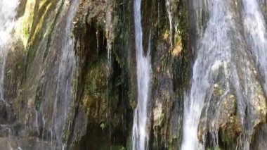 Slovakya, Avrupa 'daki Şanslı Şelalenin Ayrıntıları.