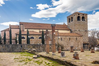 San Giusto Trieste Katedrali, Trieste 'nin ana kilisesi, İtalya, Avrupa.