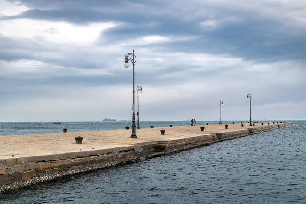 Audace Pier Seafront Trieste Italy Europe — Stock Photo, Image