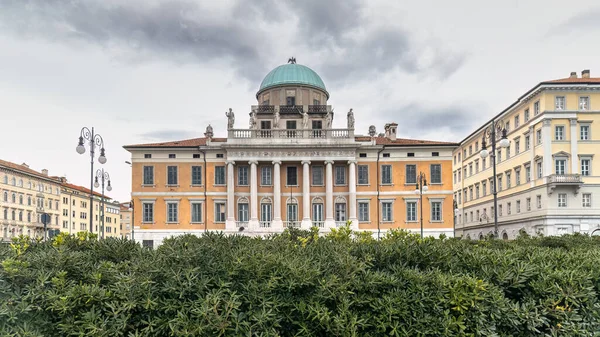 Palazzo Carciotti Historisk Byggnad Trieste Italien Europa — Stockfoto