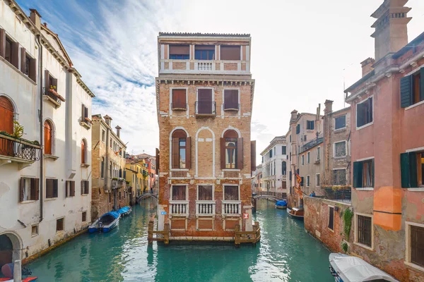 Canals Historic Buildings Venice Italy Europe — Stock Photo, Image