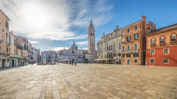 Campo Santa Maria Formosa Venedik Talya Avrupa Şehir Meydanı Manzaralı — Stok fotoğraf