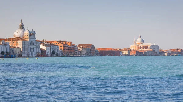 Giudecca Eiland Met Zitelle Redentore Kerken Venetië Lagune Italië Europa — Stockfoto