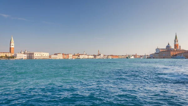 Venetië Met Campanile San Marco Het Eiland San Giorgio Maggiore — Stockfoto