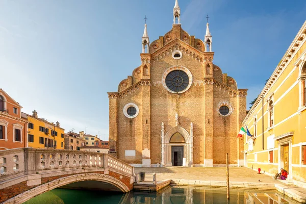 サンタ マリア グロリオサ フラリ大聖堂 ヴェネツィアの教会 イタリア ヨーロッパ — ストック写真