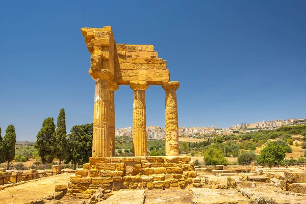 Temple Heracles Valley Temples Archaeological Site Agrigento Sicily Italy Europe — Stock Photo, Image