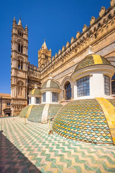 Cattedrale Palermo Importante Punto Riferimento Attrazione Turistica Nella Capitale Della — Foto Stock