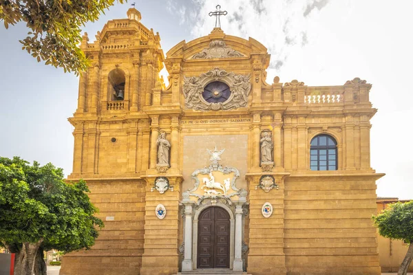 Cathedral Holy Savior Mazara Del Vallo Town Southwestern Sicily Italy — Stock Photo, Image