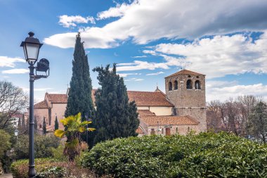 San Giusto Trieste Katedrali, Trieste 'nin ana kilisesi, İtalya, Avrupa.