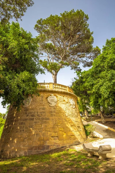 Marsala Bastione San Francesco Castle Ancient Landmark Town Sicily Italy — Stock Photo, Image