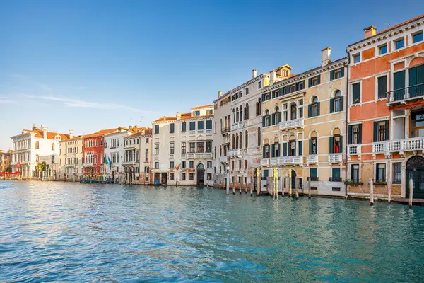 Venedig Italien März 2023 Der Canal Grande Mit Historischen Gebäuden — Stockfoto