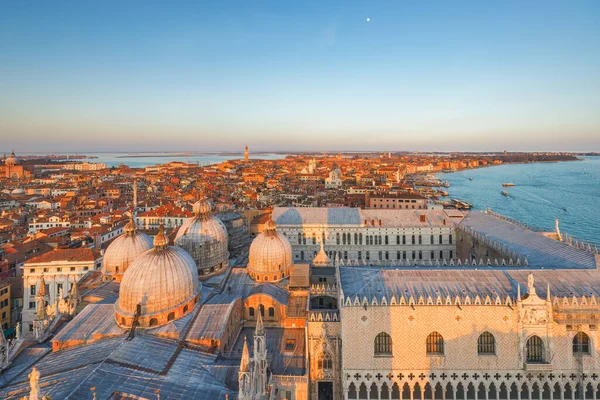 Venice Italy Марта 2023 Года Верхний Вид Кампанильской Башни Святого — стоковое фото