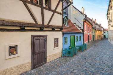 Prag Kalesi kompleksi, Prag, Çek Cumhuriyeti, Avrupa 'da Altın Yol.