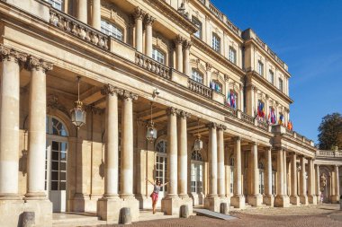 NANCY, FRANCE - 25 Eylül 2023: Tarihi kent merkezinde Hükümet Sarayı.