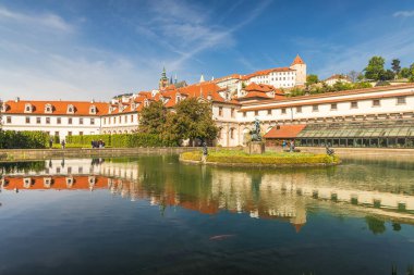PRAG, CZECH Cumhuriyet - 8 MAYIS 2023 Wallenstein Sarayı Bahçeleri.