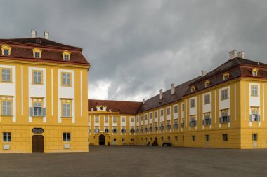 ENGELHARTSTETTEN, AUSTRIA - APRIL 9, 2023: The Castle of Schloss Hof. clipart