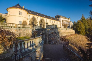 Zbiroh castle, medieval landmark in Region Pilsen in Czech Republic, Europe. clipart