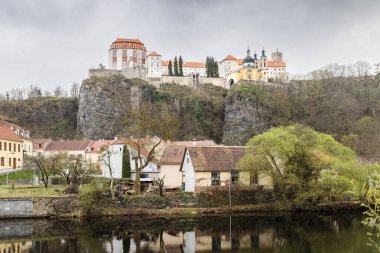 Vranov nad Dyji Castle in Znojmo region in South Moravia, Czech Republic, Europe. clipart