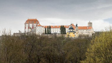 Vranov nad Dyji Castle in Znojmo region in South Moravia, Czech Republic, Europe. clipart