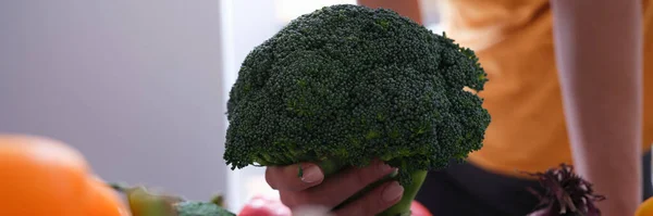 Brokuły Różne Warzywa Kuchni Zdrowe Prawidłowe Odżywianie Koncepcja Wegetarianizmu — Zdjęcie stockowe