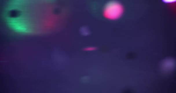 Caleidoscopios Coloridos Abstractos Que Parecen Movimiento Aleatorio Fondo Discográfico — Vídeos de Stock