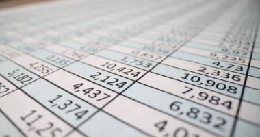 Company financial statements report and payment of taxes concept. Statistics and analytics of business income and profits