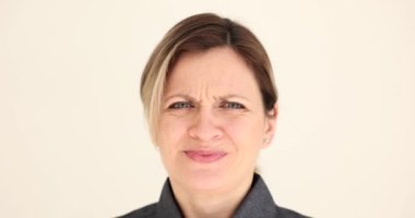 Aggressive young woman screaming and getting angry. Concept of personal failures negative emotions aggressive behavior