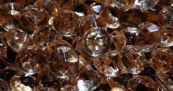 Diamants Précieux Brillants Jaunes Méthodes Extraction Diamant Traitement Concept Application — Video