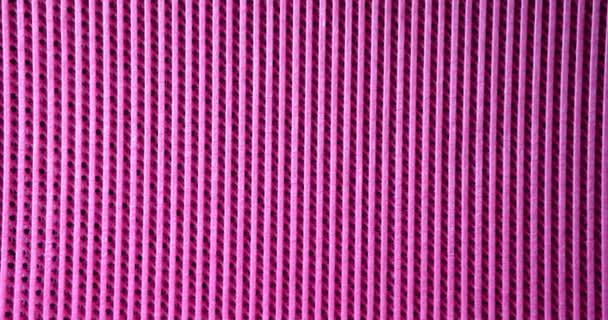 Бесшовный Ярко Розовый Фон Волнистой Текстуры Эффектом Объемности Плетеные Розовые — стоковое видео