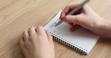 Kişinin şüpheleri var ve günlüğe yeni bir başlangıç listesi yazmayı düşünüyor. Duyarsızlık ve amaç kaybı
