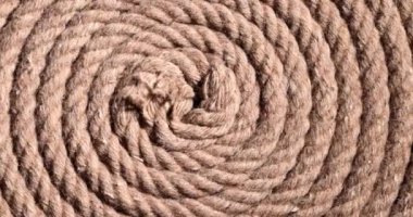 Doğal örülmüş kenevir rengi örülmüş ip. Arkaplan dokusu kavramı