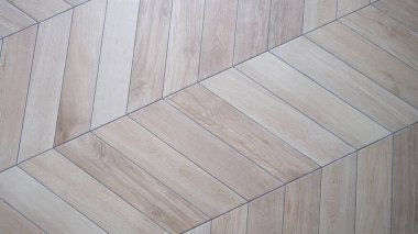 Zemin, ringa kemiği ahşap kaplama ya da parke kaplama ile kaplı. Daire kavramının bitirilmesi