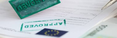 AB Schengen vize başvurusu ve onaylı belge. Avrupa Birliği 'ne olumlu katılım başvurusu