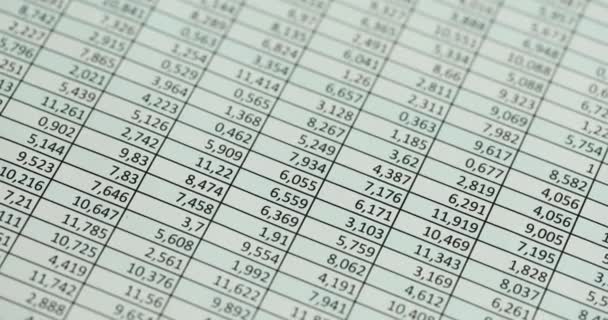 Statistik Analytische Datenanalyse Und Audit Geschäfts Und Finanzierungskonzept — Stockvideo