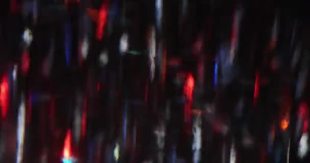 Світло Яскравих Неонових Веселих Кольорів Яскравий Мерехтливий Фон — стокове відео