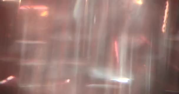 Абстрактний Фон Легкої Музики Розсіяв Розмите Світло Фліпінг Вогнів Сірому — стокове відео