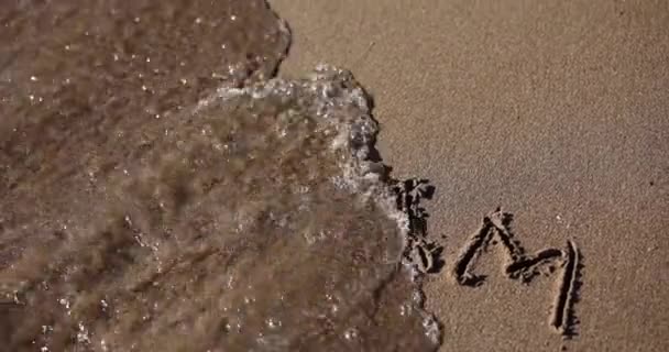 Deniz Suyu Bozkır Tatilleri Hakkında Rüyalar Görüyor Deniz Dalgaları Tatil — Stok video