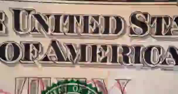 Водяные Знаки Банкнотах Доллары Евро Timelapse Успех Финансовых Вложений Бизнес — стоковое видео
